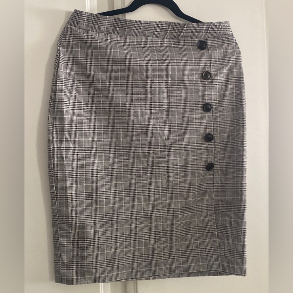 Meg & Margot Black&White Skirt, Sz XL